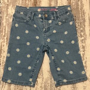 The Children's Place Blue Floral Denim Shorts